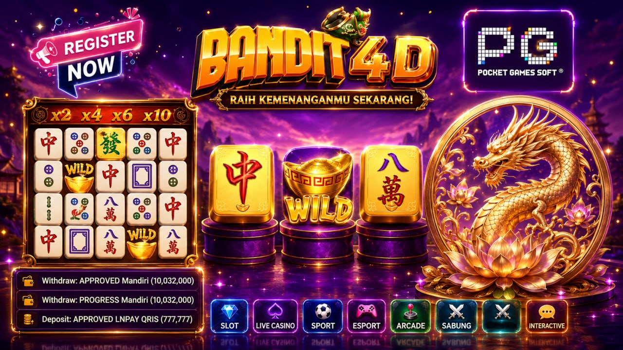 🔥SELAMAT KEPADA MEMBER BANDIT4D🔥
DEPOSIT : RP 777.777
WITHDRAW : RP 10.032.000
L