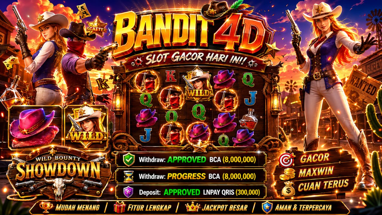 🔥SELAMAT KEPADA MEMBER BANDIT4D🔥
DEPOSIT : RP 300.000
WITHDRAW : RP 8.000.000
LI