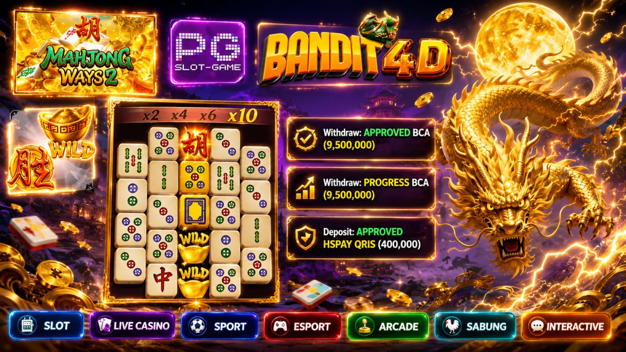 🔥SELAMAT KEPADA MEMBER BANDIT4D🔥
DEPOSIT : RP 400.000
WITHDRAW : RP 9.500.000
LI