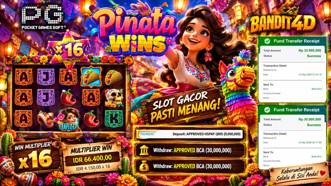 🔥SELAMAT KEPADA MEMBER BANDIT4D🔥
DEPOSIT : RP 9.000.000
WITHDRAW : RP 60.000.000